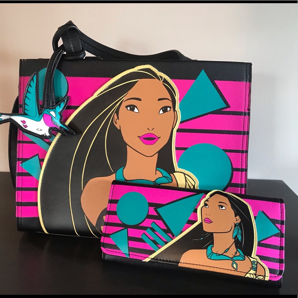 Pocahontas Purse and Wallet by Loungefly x Disney